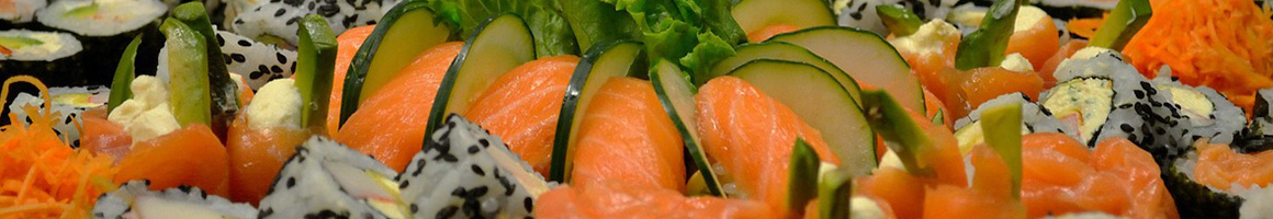 Eating Japanese Sushi at Oishi Sushi restaurant in Glendale, CA.